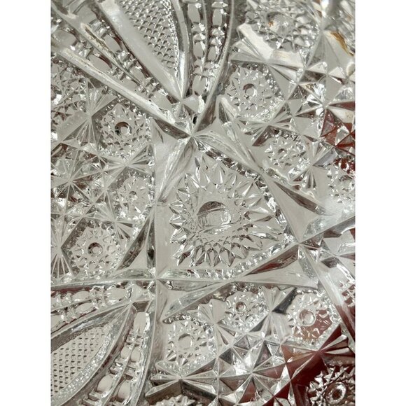 Early American Pressed Glass (EAPG) Vintage Sawtooth Edge Catchall Classic Bowl - Picture 10 of 10